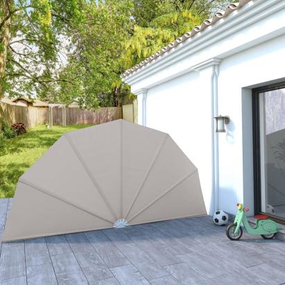 Copertină laterală pliabilă de terasă, crem, 200 cm GartenMobel Dekor