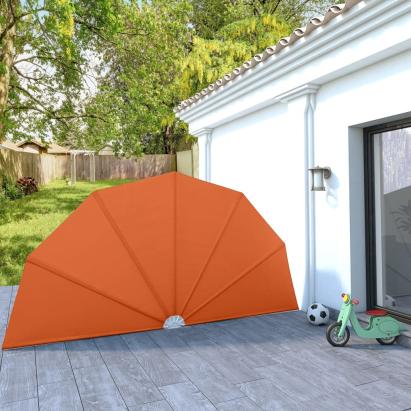 Copertină laterală pliabilă de terasă, cărămiziu, 200 cm GartenMobel Dekor