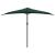 Umbrelă de soare de balcon, tijă aluminiu, verde, 300x155 cm GartenMobel Dekor