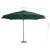 Umbrelă suspendată cu stâlp din aluminiu, verde, 300 cm GartenMobel Dekor
