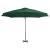 Umbrelă suspendată cu stâlp din aluminiu, verde, 300 cm GartenMobel Dekor