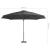 Umbrelă suspendată cu stâlp din aluminiu, antracit, 300 cm GartenMobel Dekor