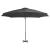 Umbrelă suspendată cu stâlp din aluminiu, antracit, 300 cm GartenMobel Dekor