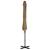 Umbrelă suspendată cu stâlp din aluminiu, gri taupe, 300 cm GartenMobel Dekor