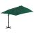 Umbrelă în consolă cu stâlp din aluminiu, verde, 300x300 cm GartenMobel Dekor