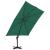 Umbrelă în consolă cu stâlp din aluminiu, verde, 300x300 cm GartenMobel Dekor