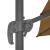 Umbrelă suspendată cu stâlp din aluminiu gri taupe 300x300 cm GartenMobel Dekor