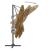 Umbrelă suspendată cu stâlp din aluminiu gri taupe 300x300 cm GartenMobel Dekor
