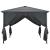 Pavilion cu perdea, negru, 3 x 3 m, aluminiu    GartenMobel Dekor