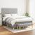 Pat continental, gri deschis, 140x200 cm, material textil GartenMobel Dekor