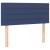 Pat box spring cu saltea, albastru, 90x200 cm, textil GartenMobel Dekor