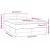 Pat box spring cu saltea, negru, 140x200 cm, textil GartenMobel Dekor