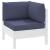 Perne canapea din paleți, 3 buc., bleumarin, textil Oxford GartenMobel Dekor
