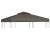 Acoperiș de pavilion, 2 niveluri, gri taupe, 3x3 m, 310 g/m² GartenMobel Dekor