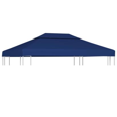 Acoperiș de pavilion, 2 niveluri, albastru, 4x3 m, 310 g/m² GartenMobel Dekor