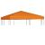 Acoperiș de pavilion, 310 g/m², portocaliu, 3 x 3 m GartenMobel Dekor