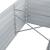 Strat înălțat de grădină, gri, 320 x 80 x 45 cm oțel galvanizat GartenMobel Dekor