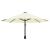 Umbrelă soare, montaj pe perete, stâlp metalic, 300 cm, nisipiu GartenMobel Dekor