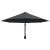 Umbrelă soare, montaj pe perete, stâlp metal, 300 cm, antracit GartenMobel Dekor