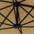 Umbrelă soare montaj pe perete tijă metalică gri taupe 300 cm GartenMobel Dekor