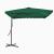 Umbrelă de soare de exterior, stâlp din oțel, verde, 250x250 cm GartenMobel Dekor