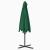 Umbrelă soare de exterior cu stâlp din oțel, verde, 300 cm GartenMobel Dekor