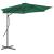 Umbrelă soare de exterior cu stâlp din oțel, verde, 300 cm GartenMobel Dekor