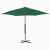 Umbrelă soare de exterior cu stâlp din oțel, verde, 300 cm GartenMobel Dekor