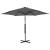 Umbrelă de soare de exterior, stâlp din oțel, antracit, 300 cm GartenMobel Dekor