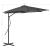Umbrelă de soare de exterior, stâlp din oțel, antracit, 300 cm GartenMobel Dekor