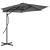 Umbrelă de soare de exterior, stâlp din oțel, antracit, 300 cm GartenMobel Dekor