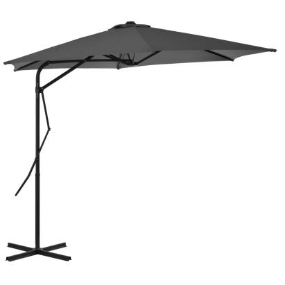 Umbrelă de soare de exterior, stâlp din oțel, antracit, 300 cm GartenMobel Dekor
