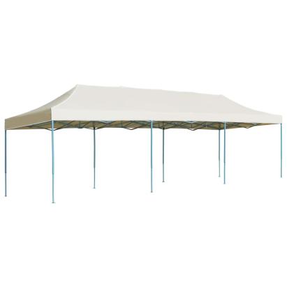 Cort de petrecere pliabil, crem, 3 x 9 m GartenMobel Dekor