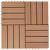 Plăci podea, 11 buc., culoare tec, 30 x 30 cm, WPC, 1mp GartenMobel Dekor