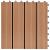 Plăci podea, 11 buc., culoare tec, 30 x 30 cm, WPC, 1mp GartenMobel Dekor