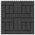 Plăci de pardoseală, 11 buc, negru, 30x30 cm, WPC, 1 mp GartenMobel Dekor