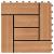 Plăci de pardoseală 11 buc, culoare tec, 30 x 30 cm, WPC, 1 mp GartenMobel Dekor