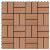 Plăci de pardoseală 11 buc, maro, 30 x 30 cm, WPC, 1 mp GartenMobel Dekor