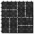 Plăci de pardoseală 11 buc, negru, 30 x 30 cm, WPC, 1 mp GartenMobel Dekor