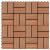 Plăci de pardoseală 11 buc, culoare tec, 30 x 30 cm, WPC, 1 mp GartenMobel Dekor