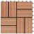 Plăci de pardoseală 11 buc, culoare tec, 30 x 30 cm, WPC, 1 mp GartenMobel Dekor
