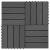 Plăci podea în relief, WPC, 11 buc., 30 x 30 cm, 1 mp, negru GartenMobel Dekor