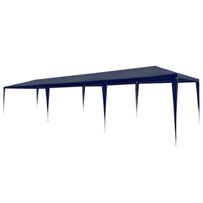 Cort de petrecere, albastru, 3 x 9 m, PE GartenMobel Dekor