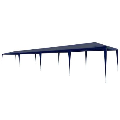Cort de petrecere, albastru, 3 x 12 m, PE GartenMobel Dekor