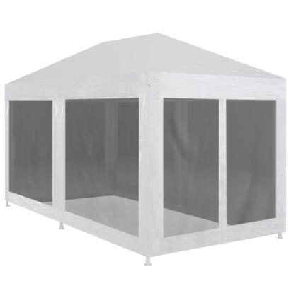 Cort de petrecere cu 6 pereți din plasă, 6 x 3 m GartenMobel Dekor