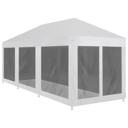 Cort de petrecere cu 8 pereți din plasă, 9 x 3 m GartenMobel Dekor
