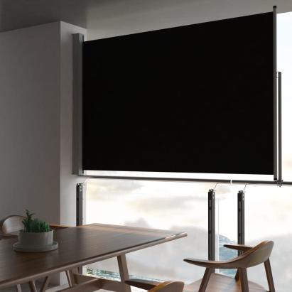 Copertină laterală retractabilă, negru, 160 x 300 cm     GartenMobel Dekor