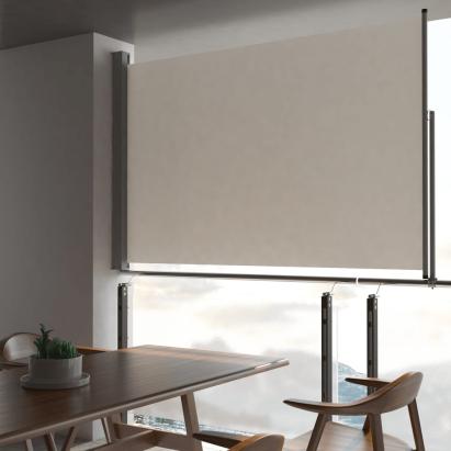 Copertină laterală retractabilă de terasă, crem, 160x300 cm GartenMobel Dekor