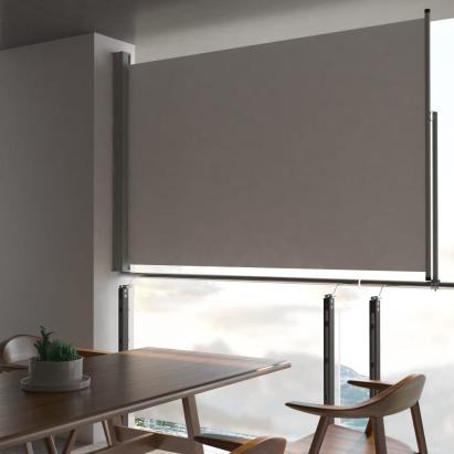 Copertină laterală retractabilă de terasă, gri, 160 x 300 cm GartenMobel Dekor