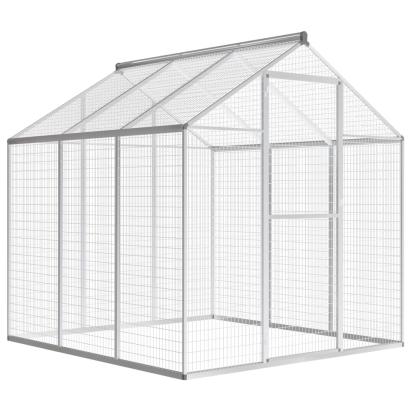 Coteț păsări de exterior, 183 x 178 x 194 cm, aluminiu GartenMobel Dekor